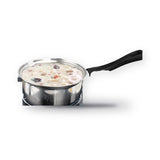 12 Piece Stainless Steel Cookware Set Saucepan Pan Casserole Pots Glass Lids