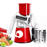 3-in-1 Rotary Vegetable Slicer & Grater