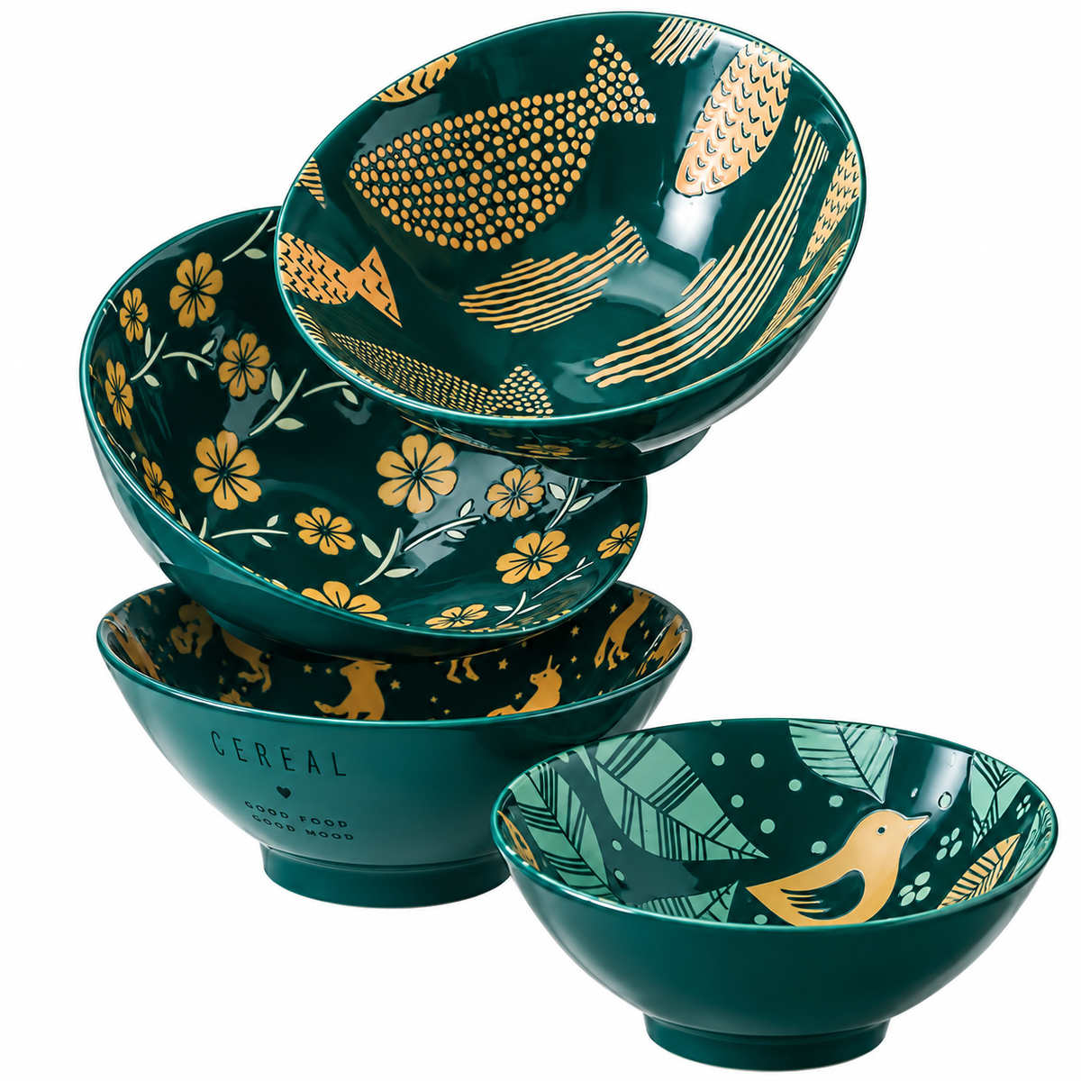 Japanese Ceramic Ramen Bowl – Soup, Noodle & Salad Serving Bowl