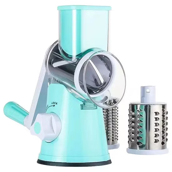 3-in-1 Rotary Vegetable Slicer & Grater