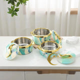 3-piece Insulated Lunch Box And Food Storage Container Set