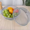 Stainless Steel Fruit Basket with Mesh Lid