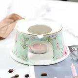 400ML British Style Porcelain Teapot Warmer Set