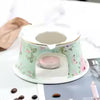 400ML British Style Porcelain Teapot Warmer Set