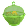Stainless Steel Fruit Basket with Mesh Lid