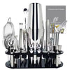 8-Piece Matte Black Cocktail Shaker & Bar Tool Set