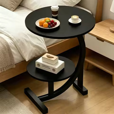 Modern C-Shaped Side Table for Sofa, Bed & Living Room