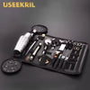 8-Piece Matte Black Cocktail Shaker & Bar Tool Set