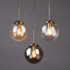 Modern Nordic LED Glass Pendant Light – Minimalist Metal Hanging Lamp