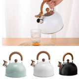 Whistling Stovetop Kettle with Wood Handle