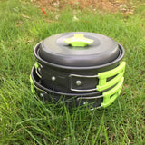 Portable Camping Cookware Set Non Stick & Foldable
