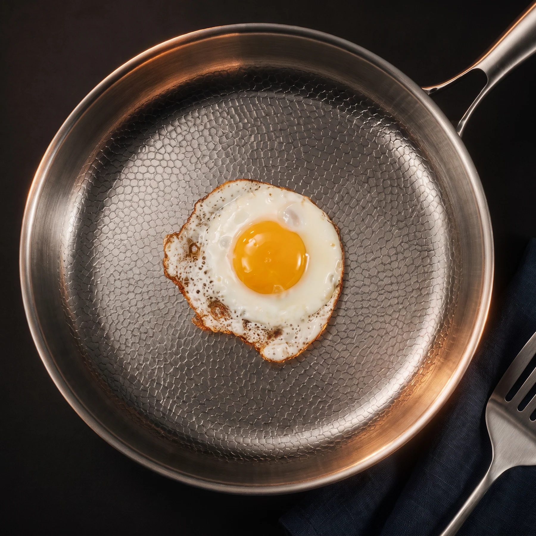 Premium Uncoated Titanium Alloy Steak Pan Non-Stick Skillet for Frying, Searing & Everyday Cooking