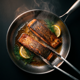 Premium Uncoated Titanium Alloy Steak Pan Non-Stick Skillet for Frying, Searing & Everyday Cooking